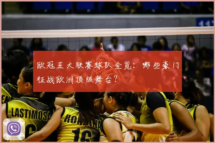 欧冠五大联赛球队全览：哪些豪门征战欧洲顶级舞台？